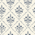 Benjamin Cream Floral Wallpaper