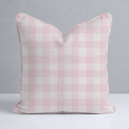 Juliet's Garden Bubble Gingham Throw Pillow - Lemon Park