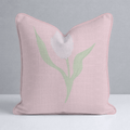 Juliet's Garden Bubble Tulip Throw Pillow - Lemon Park