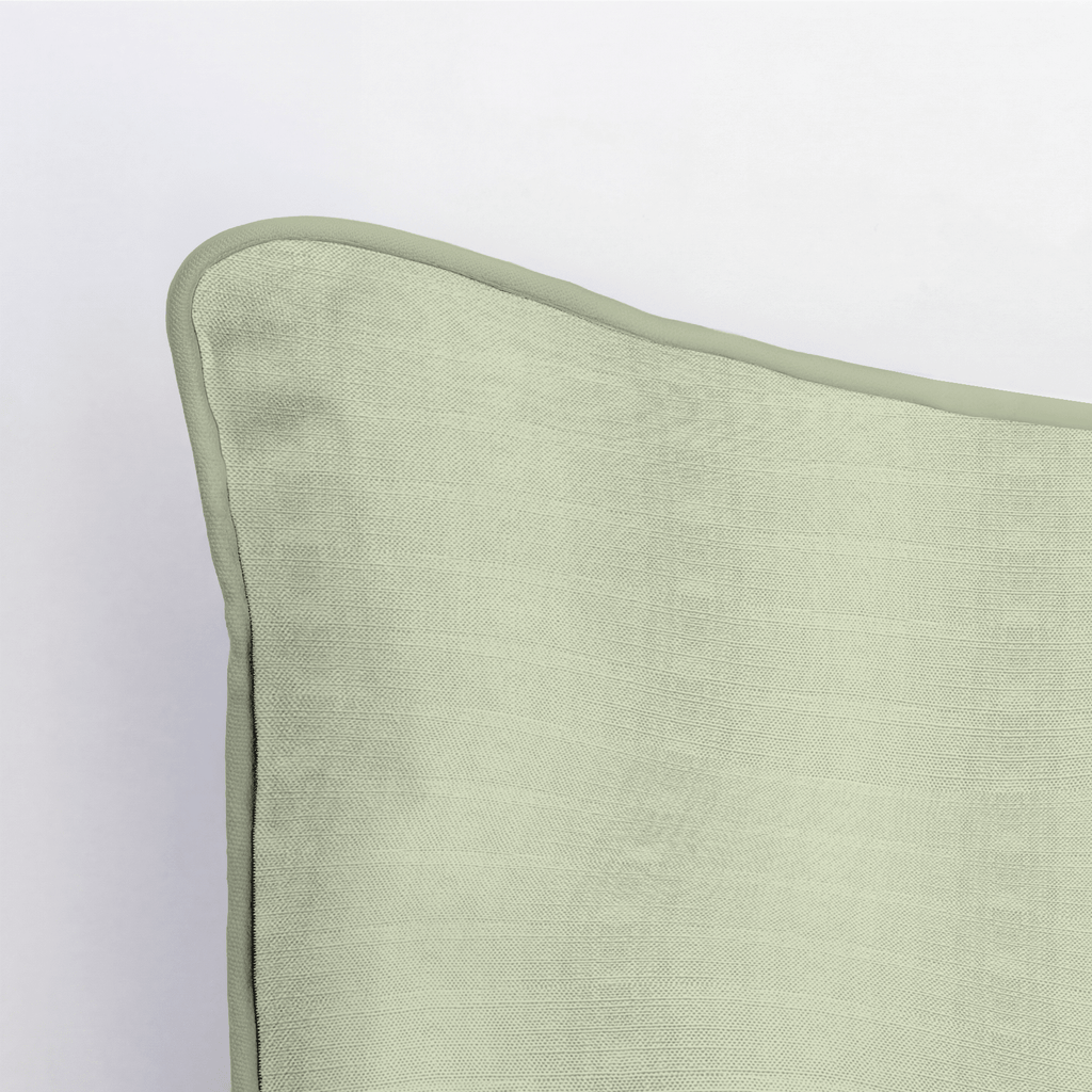 Juliet's Garden Pistachio Throw Pillow