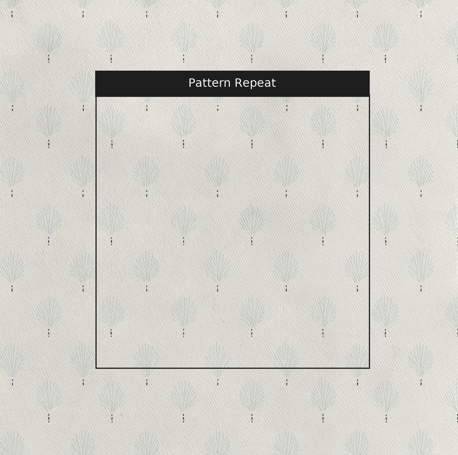 Loose Stems Lichen Block Print - Fabric