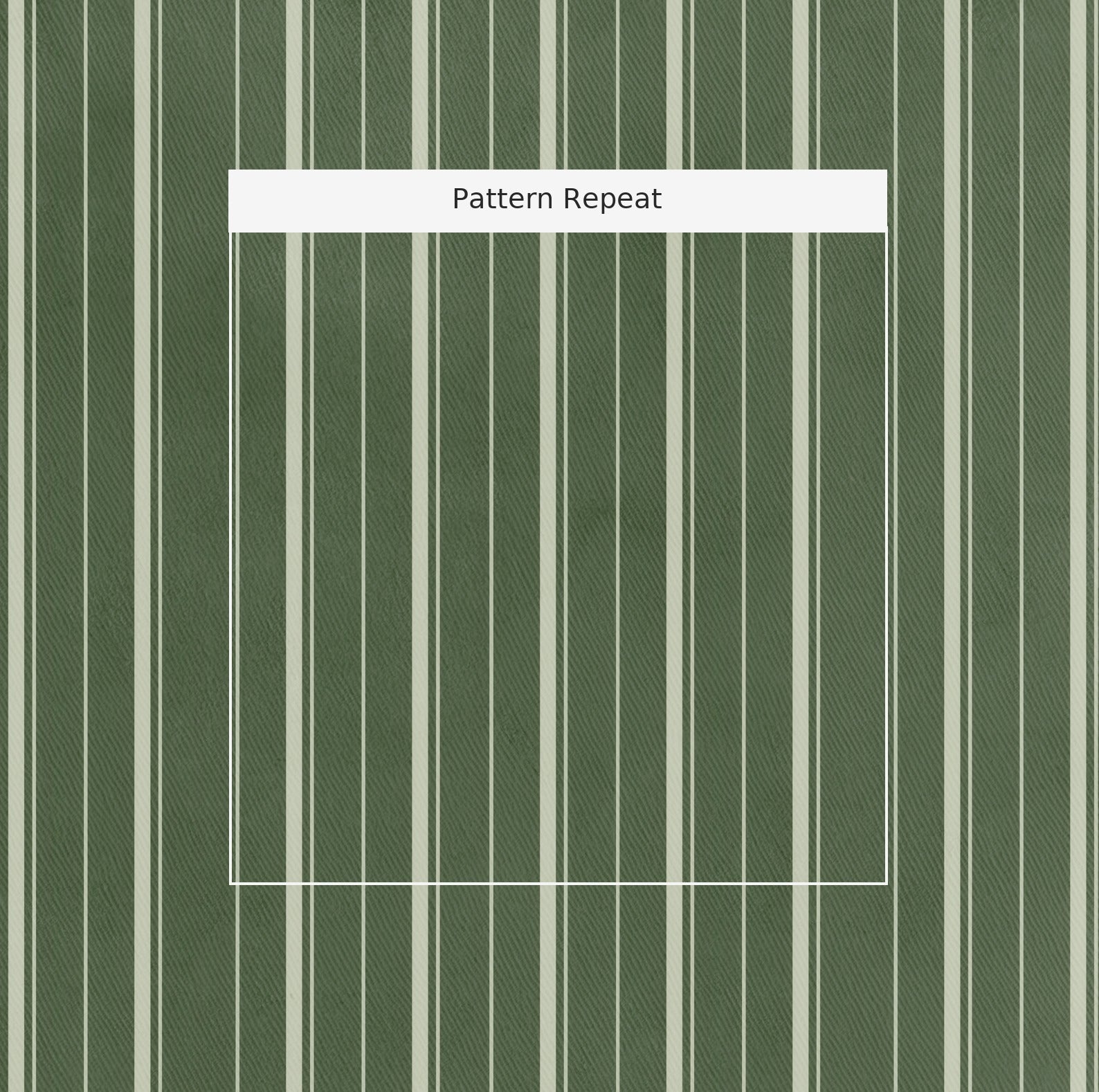 The Silk Garden Evergreen Stripes - Fabric